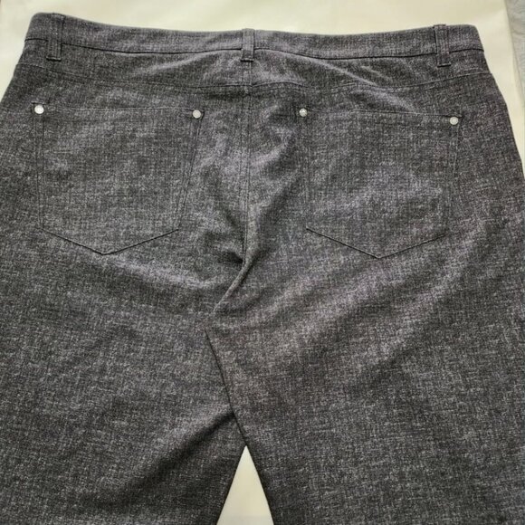 Jermyn & Bond Heathered Gray Straight Leg Trousers - Picture 3 of 6